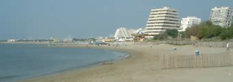La Grande Motte beach, Languedoc