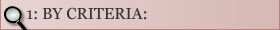 Search by criteria